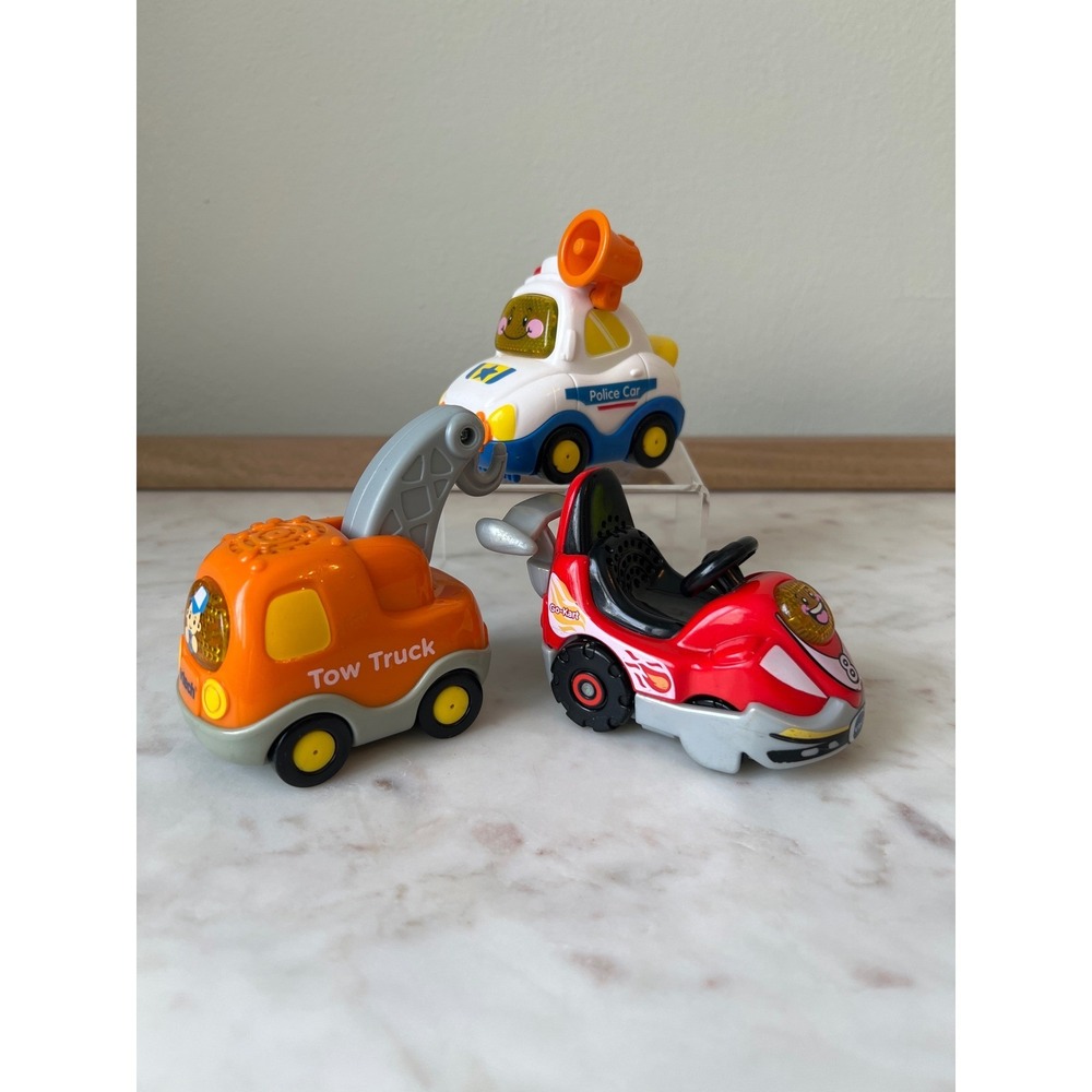 VTech Go! Go! Smart Wheels Cars  Lot 3- Tested Working